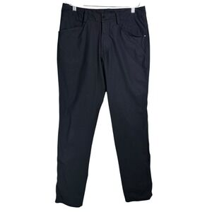 Lululemon Black ABC Slim Fit 5 Pocket Warpstreme Pants 32x32 Golf Casual Stretch